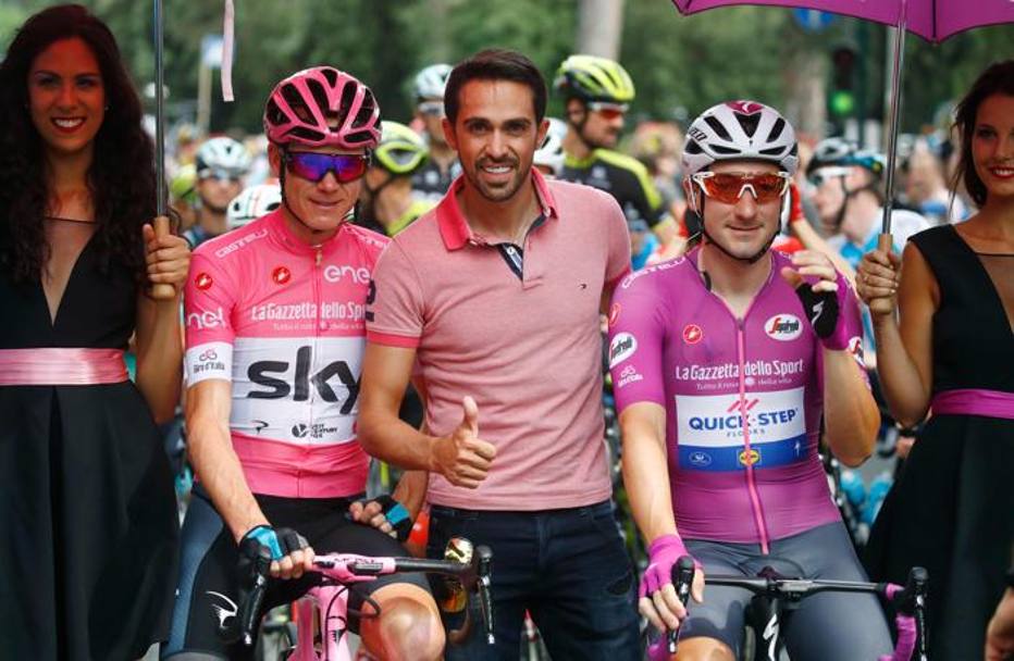 Froome, Contador e Viviani